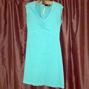 Lole seafoam turquoise cotton knit dress small